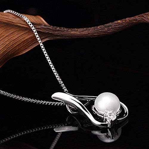 Pearl Necklaces - Gifts for Women: Pearls Pendant Necklace for Mom, Wife, Girlfriend - Fine Jewelry for Christmas, Anniversary, Valentine's Day, Mother's Day