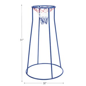 Excellerations Oversized Rim, Easy Score Basketball Hoop Set for Kids in The Classroom or Home School