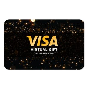 Visa Virtual eGift Card - $200 (plus $6.95 Purchase Fee) | For Online Use Only