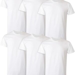 Hanes Men's Undershirt Packs, Stay-Tucked Soft Cotton Undershirts, Best Undershirts for Men, White/Black/Asstd Multipacks