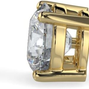 14K White & Yellow Gold Lab Grown Round Cut Diamond Stud Earrings for Men Women, (1/2cttw - 4cttw), 4-Prong Screw Back, VS Clarity EF Color, Gift for Weddings, Anniversaries, Valentine's Day