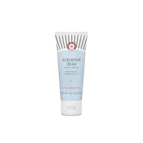 First Aid Beauty - Ultra Repair Cream, Intense Hydration Whipped Colloidal Oatmeal, Clinically Proven to Strengthen Skin Barrier in 7 Days & Helps Relieve Eczema, Luxury Face & Body Moisturizer, 2 oz