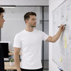 Men’s T-Shirt 100% Cotton Premium Crew Neck, Short Sleeve, Regular Fit, Solid Casual Tee