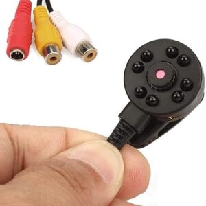 Vanxse® CCTV Mini Security Camera Hd 3.6mm 90degree 1000tvl 8PCS Infrared IR LEDs Night Vision Indoor/Outdoor Mini CCTV Surveillance Camera