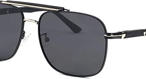 Trendy Aviator Polarized Men's Sunglasses UV 400 Protection 6320