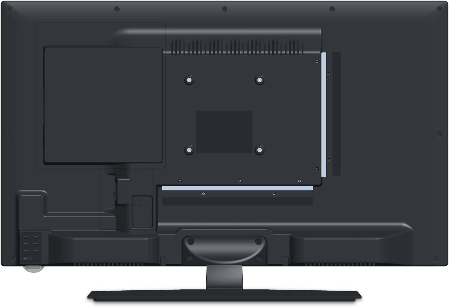 SYLVOX 27 Inch TV 12/24 Volt TV Full HD RV TV,1080P, Built-in Digital Video Disc Player and FM Radio, for Home, RV Camper and Mobile Use, Black - Image 7