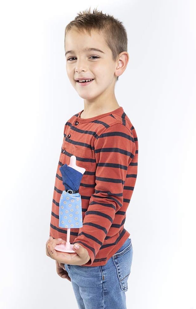 Bandai 40412 Harumika Fashion Design for Kids-Craft Your Own Catwalk Looks with This Creative Kit-Single Torso Set-'Neon Beast' Style Includes... - Image 6