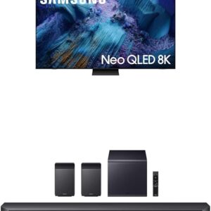 Samsung 75-Inch Class Neo QLED QN990F 8K Mini LED Smart TV (2025 Model) NQ8 AI Gen3 Processor, 8K AI Upscaling Pro + Samsung Q990F 11.1.4ch Q Series...