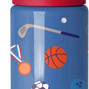 Simple Modern Kids Summit Water Bottle with Straw Lid | 14oz Stainless Steel Cup Insulated Tumbler for Toddlers, School | Sports Balls