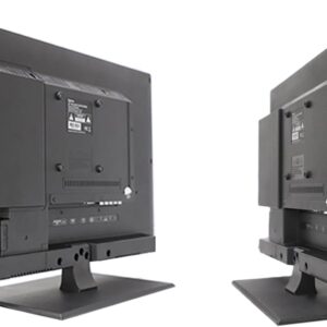 SYLVOX 27 Inch TV 12/24 Volt TV Full HD RV TV,1080P, Built-in Digital Video Disc Player and FM Radio, for Home, RV Camper and Mobile Use, Black