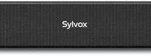 SYLVOX Outdoor TV with Wall Mount & Soundbar, 75" Full Sun TV 2000 Nits, Ultra-Narrow Bezel, 4K Smart Television, IP56 Waterproof, Dual Speakers, for Poolside, Yard, Business (Frameless Pro Series)