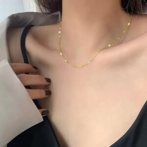 Diamond Necklace Solid 14K Gold Necklace Diamond Jewelry for Women