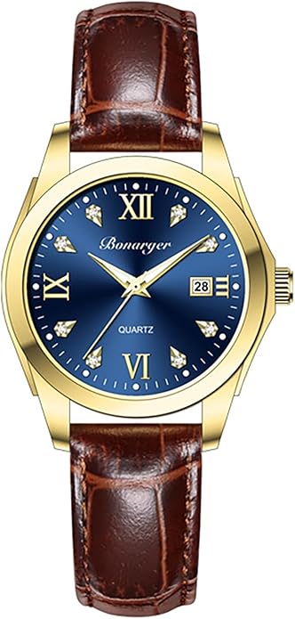 BESTKANG Vintage Women Watches Roman Numerals Dress Watch Waterproof Watches Leather Watch for Women Quartz Wrist Watch - Image 2