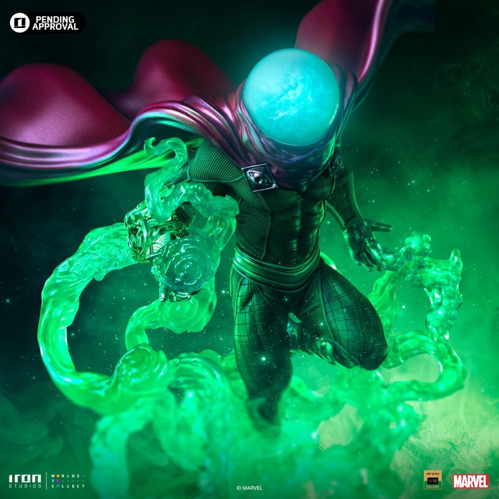 Iron Studios Collectible Statue Mysterio - Spider-Man vs Villains Diorama - BDS Art Scale 1/10 - Polystone Resin Multicolor 31cm 12,2 inches - Image 7