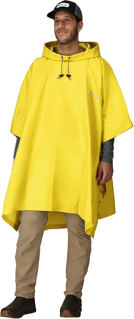 FROGG TOGGS Ultra-lite2 Waterproof, Breathable Rain Poncho, Adult and Youth Sizes