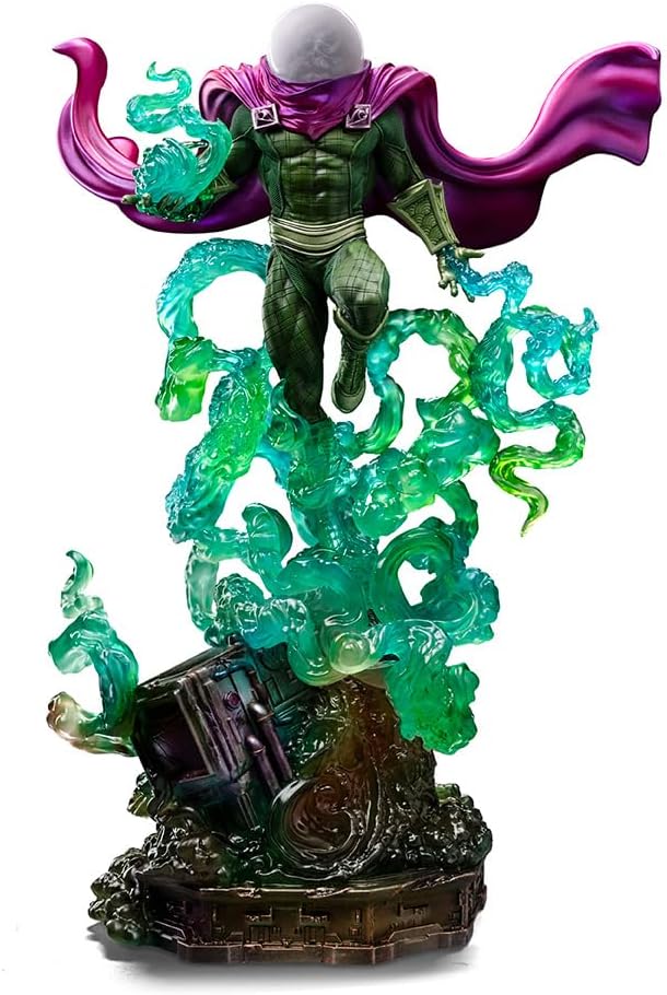 Iron Studios Collectible Statue Mysterio - Spider-Man vs Villains Diorama - BDS Art Scale 1/10 - Polystone Resin Multicolor 31cm 12,2 inches