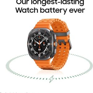 Samsung Galaxy Watch Ultra (2025) 47mm LTE Smartwatch, Titanium Casing, Advanced Sleep Coaching, Running Coach, Energy Score, Heart Rate Tracking, GPS, Titanium Blue [US Version, 2 Yr Warranty]