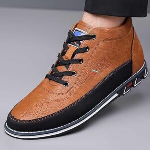 Men's Casual Dress Boots Motorcycle Boots Plus Size Ankle Boots Lace Up Fashion Leather Boots Business Wedding Party Shoes