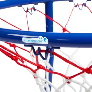 Excellerations Oversized Rim, Easy Score Basketball Hoop Set for Kids in The Classroom or Home School