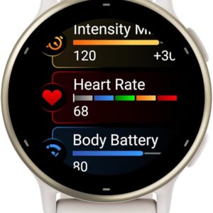 Garmin vívoactive 5, Health and Fitness GPS Smartwatch, AMOLED Display, Up to 11 Days of Battery, Ivory