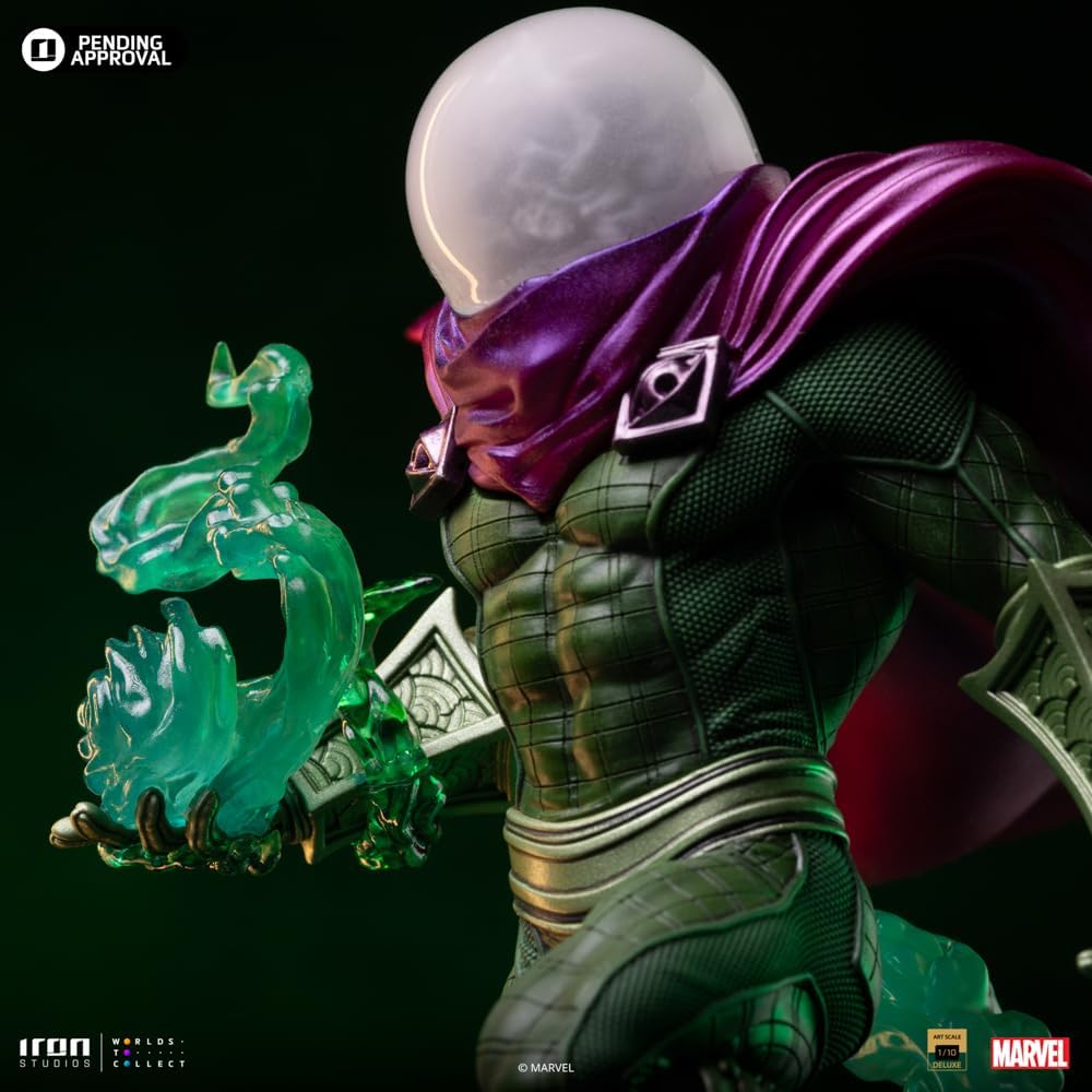 Iron Studios Collectible Statue Mysterio - Spider-Man vs Villains Diorama - BDS Art Scale 1/10 - Polystone Resin Multicolor 31cm 12,2 inches - Image 3