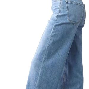 Women's Wide Leg Jeans High Waisted Baggy Straight Leg Loose Stretchy Casual Denim Pants