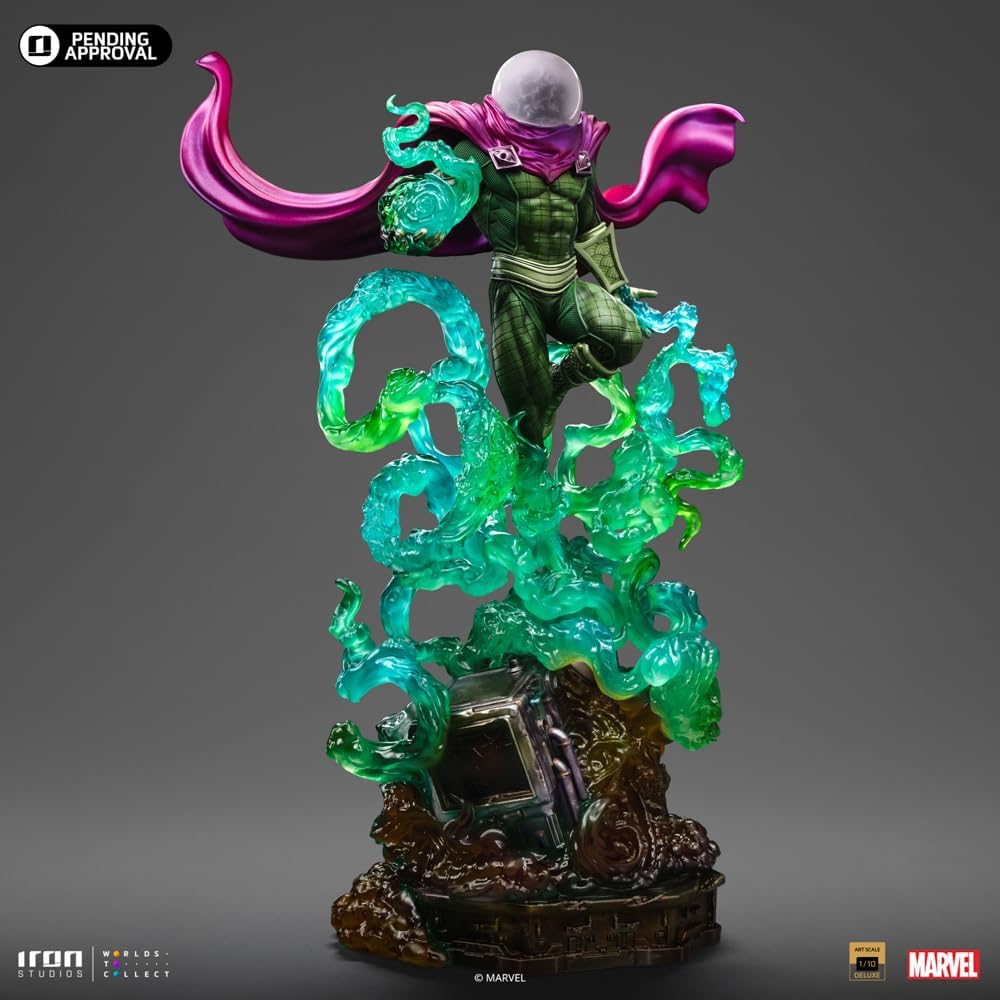 Iron Studios Collectible Statue Mysterio - Spider-Man vs Villains Diorama - BDS Art Scale 1/10 - Polystone Resin Multicolor 31cm 12,2 inches - Image 8