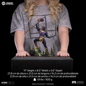 Iron Studios Collectible Statue Art Scale 1/10 Statue Skeletor (Disco Version) - Masters of the Universe Polystone Multicolor 11 inches 27,8cm