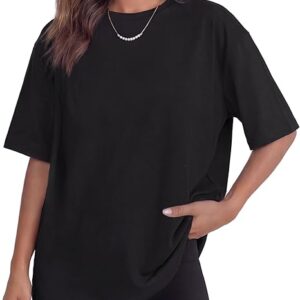GAYHAY Oversized Tshirts for Women - Spring Summer Tops Short Sleeve Tee Shirts Crew Neck Fashion Casual Workout Clothes 2026