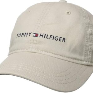 Tommy Hilfiger Men's Cotton Logo Adjustable Baseball Cap