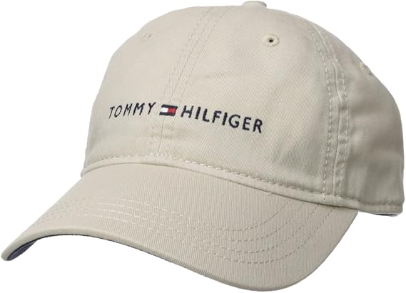 Tommy Hilfiger Men's Cotton Logo Adjustable Baseball Cap