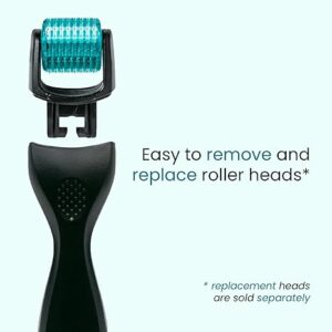 Derma Roller 0.25 mm with Individual Needles | Facial, Scalp & Head Micro-Needling Tool for Enhanced Skincare Routine - Gin Amber Beauty