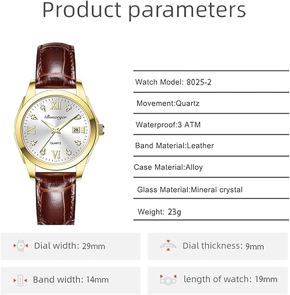 BESTKANG Vintage Women Watches Roman Numerals Dress Watch Waterproof Watches Leather Watch for Women Quartz Wrist Watch - Image 3