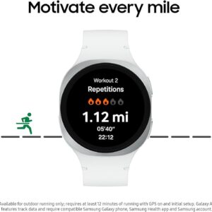 Samsung Galaxy Watch 8 (2025) 40mm Bluetooth Smartwatch, Cushion Design, Fitness Tracker, Sleep Coaching, Running Coach, Energy Score, Heart Rate Tracking, Graphite [US Version, 2 Yr Warranty]