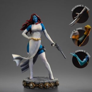 Iron Studios Collectible Statue Art Scale 1/10 Mystique Marvel Comics Series #7 Polystone Multicolor 8 inches