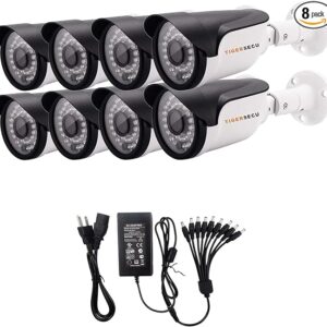TIGERSECU Super HD 1080P 4-in-1 Security 8-Camera Bundle