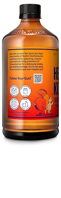 Health Ade, Kombucha Carrot Organic, 16 Fl Oz - Image 3