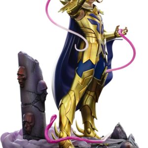 Iron Studios Collectible Statue Art Scale 1/10 Cancer Deathmask - Saint Seiya Polystone Multicolor 9.1 inches