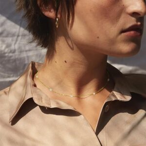 Diamond Necklace Solid 14K Gold Necklace Diamond Jewelry for Women