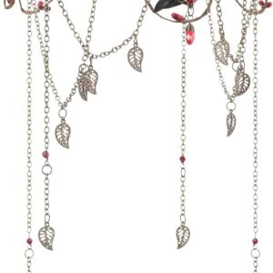 MOSTORY Medieval Elf Headpiece for Women - Viking Fairy Crown with Tassel for Renaissance Renfaire Accessories Cosplay