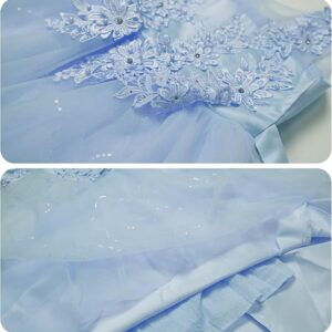 LOLANTA Flower Girl Dress for Wedding Kids Tulle Princess Long Dresses Father Daughter Dance Girls Vestidos Lace Embroidery