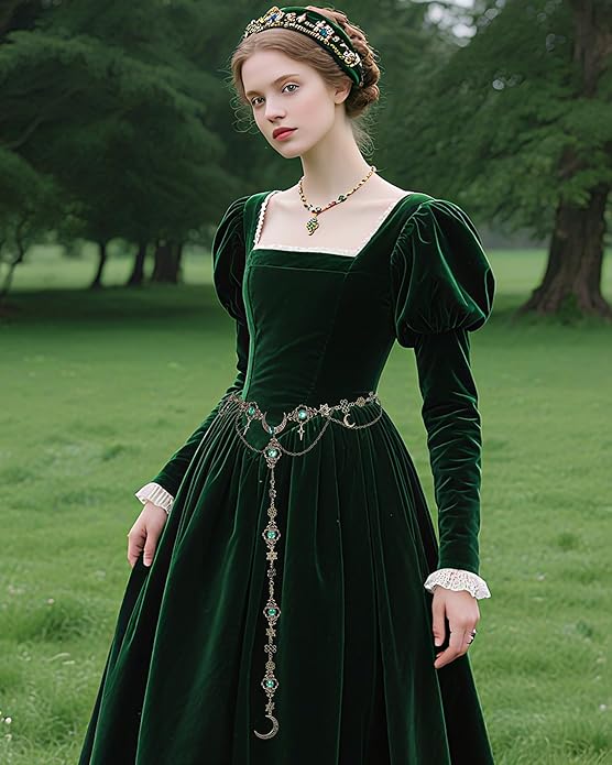 Medieval Chain Belt for Women - Renaissance Gothic Belts, Metal Celtic Fairy Waist Chain Belt for Halloween Party - Image 4