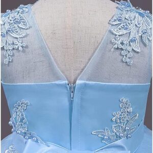 LOLANTA Flower Girl Dress for Wedding Kids Tulle Princess Long Dresses Father Daughter Dance Girls Vestidos Lace Embroidery