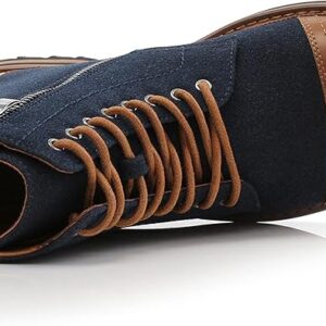 Polar Fox Men's Ankle Dress Boots | Lace-up Casual Fashion Boot Collection | Cap Toe & Plain Toe Styles