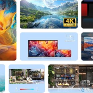 SYLVOX Outdoor TV with Rolling Stand & Soundbar, 75 inch Smart QLED TV, 2000 Nit Full Sun, Weatherproof, 4K UHD, IP55 Waterproof, Commercial Grade (2024...