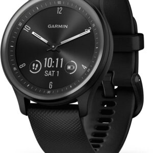 Garmin vivomove Sport, Hybrid Smartwatch, Health and Wellness Features, Touchscreen, Black