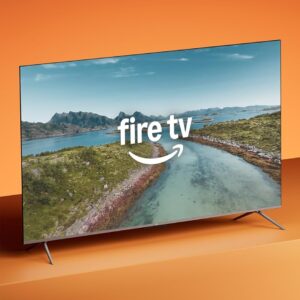 Amazon Fire TV 65" Omni QLED Series (newest model), 4K Ultra HD smart TV, HDR10+, Dolby Vision, Dolby Audio, quad-core processor, hands-free with Alexa