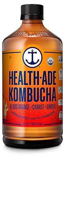 Health Ade, Kombucha Carrot Organic, 16 Fl Oz