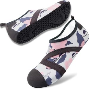 VIFUUR Womens Mens Water Shoes Barefoot Quick Dry Aqua Socks for Beach Swim Yoga Outdoor Sports