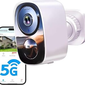 2026 Upgraded 2K Security Cameras Wireless Outdoor, Free Cloud Storage, 1-6 Months Battery Life, Waterproof, 2-Way Talk, AI Motion Detection Spotlight Siren Alarm Cameras for Home Security